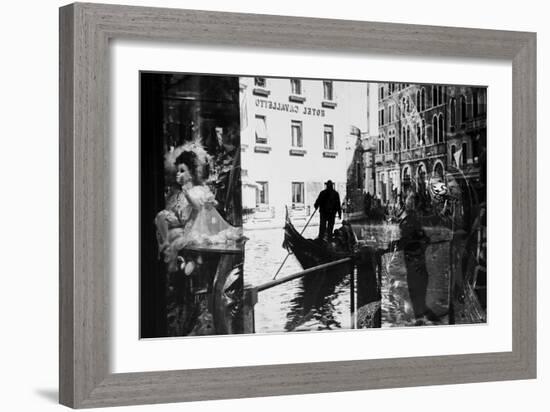 Venice Reflections-Sasa Krusnik-Framed Giclee Print