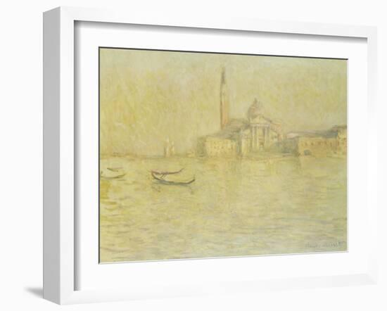 Venice, San Giorgio Maggiore-Claude Monet-Framed Giclee Print