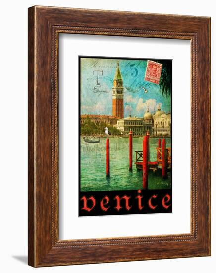 Venice, San Marco, Canale Grande-Chris Vest-Framed Art Print