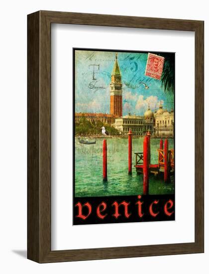 Venice, San Marco, Canale Grande-Chris Vest-Framed Art Print