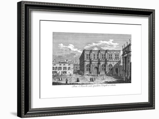 Venice: San Rocco, 1735-Antonio Visentini-Framed Giclee Print