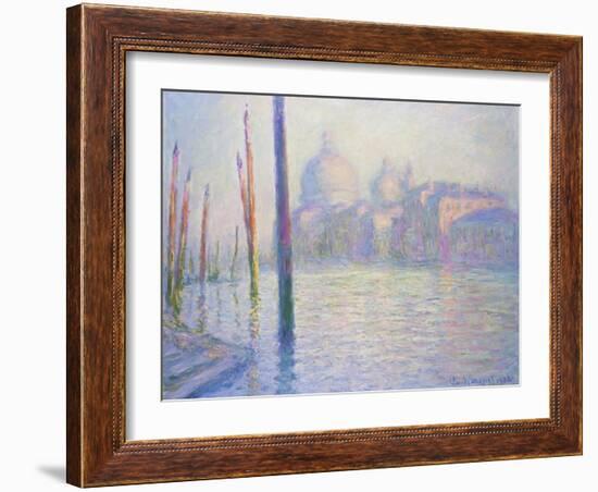 Venice, Santa Maria De La Salute, 1908-Claude Monet-Framed Giclee Print