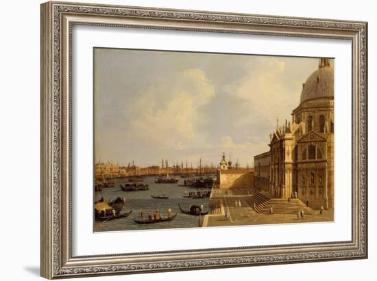 Venice: Santa Maria della Salute, c.1740-Canaletto-Framed Giclee Print