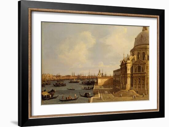 Venice: Santa Maria della Salute, c.1740-Canaletto-Framed Giclee Print