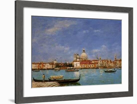 Venice/santa Maria Della Salute From...-Eugène Boudin-Framed Art Print