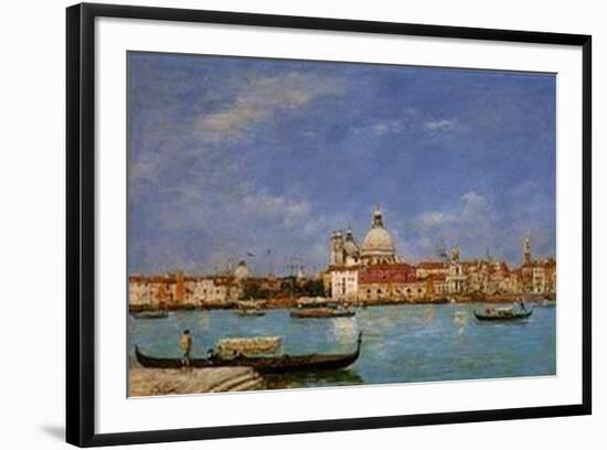 Venice/santa Maria Della Salute From...-Eugène Boudin-Framed Art Print