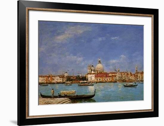 Venice/santa Maria Della Salute From...-Eugène Boudin-Framed Art Print