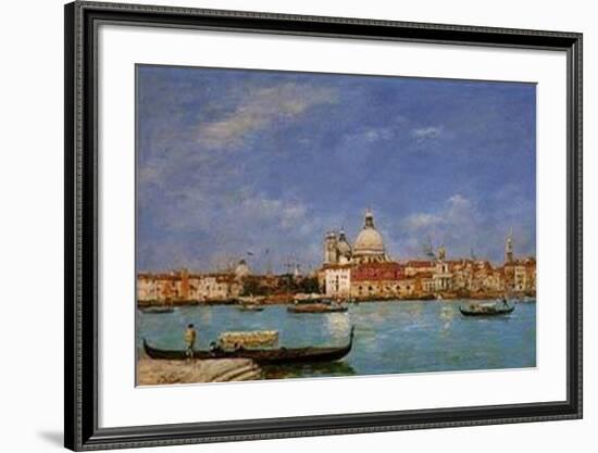 Venice/santa Maria Della Salute From...-Eugène Boudin-Framed Art Print