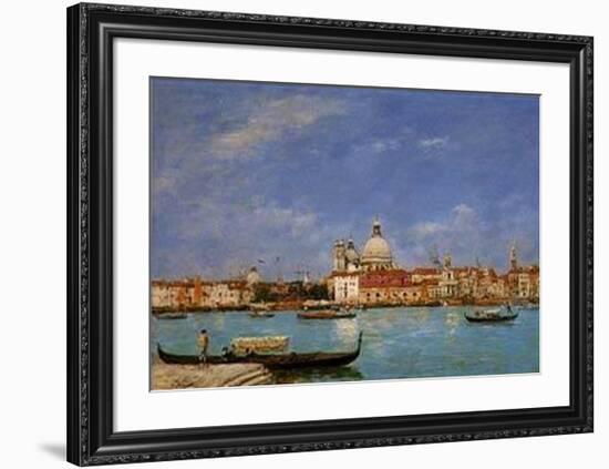 Venice/santa Maria Della Salute From...-Eugène Boudin-Framed Art Print