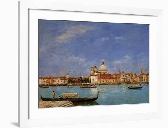 Venice/santa Maria Della Salute From...-Eugène Boudin-Framed Art Print