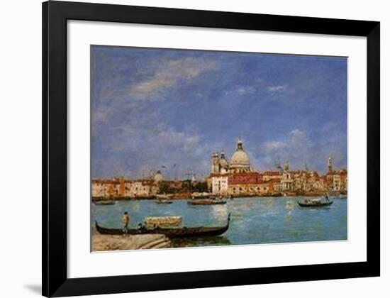 Venice/santa Maria Della Salute From...-Eugène Boudin-Framed Art Print