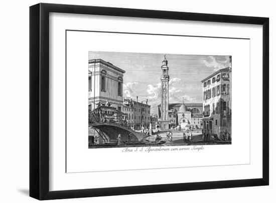 Venice: Santi Apostoli-Antonio Visentini-Framed Giclee Print