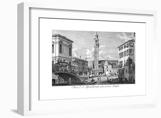 Venice: Santi Apostoli-Antonio Visentini-Framed Giclee Print