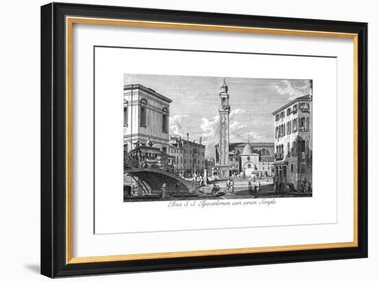 Venice: Santi Apostoli-Antonio Visentini-Framed Giclee Print