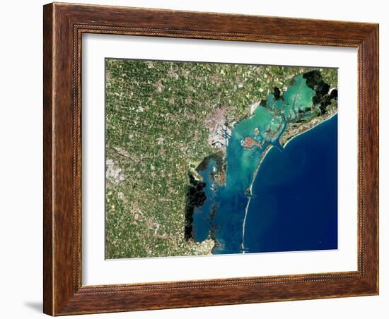 Venice, Satellite Image-PLANETOBSERVER-Framed Photographic Print