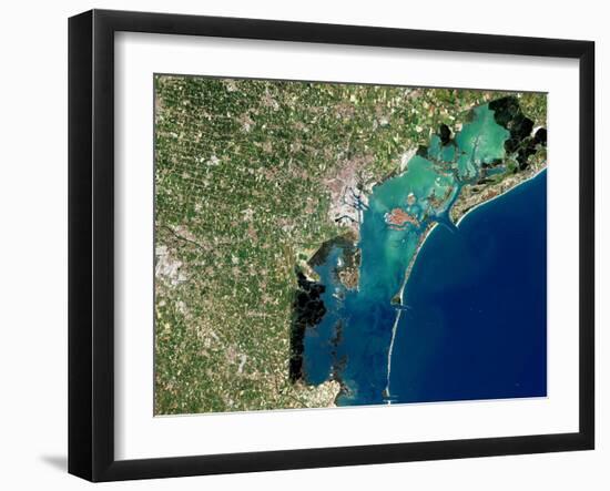 Venice, Satellite Image-PLANETOBSERVER-Framed Photographic Print