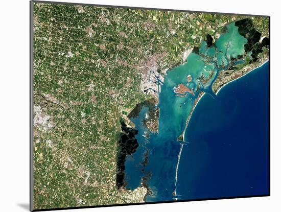 Venice, Satellite Image-PLANETOBSERVER-Mounted Photographic Print