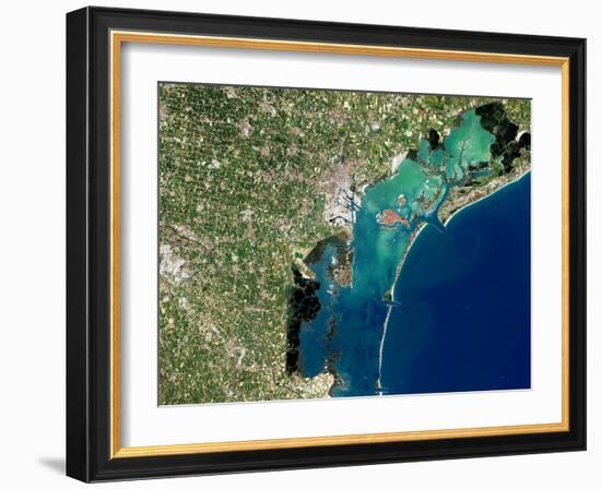 Venice, Satellite Image-PLANETOBSERVER-Framed Photographic Print