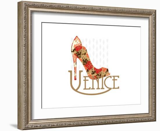 Venice Shoe-Elle Stewart-Framed Art Print