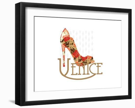 Venice Shoe-Elle Stewart-Framed Art Print