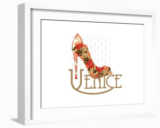 Venice Shoe-Elle Stewart-Framed Art Print