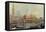 Venice, Showing Doge's Palace and Saint Mark's Square, Italy-Canaletto-Framed Premier Image Canvas