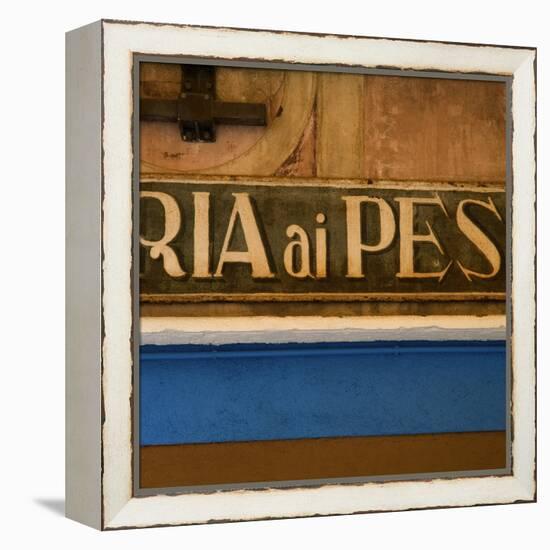 Venice Sign Language. Ria Ai Pes-Mike Burton-Framed Premier Image Canvas