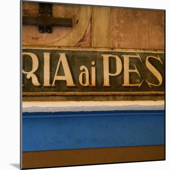 Venice Sign Language. Ria Ai Pes-Mike Burton-Mounted Photographic Print