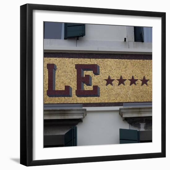 Venice Sign Language-Mike Burton-Framed Photographic Print