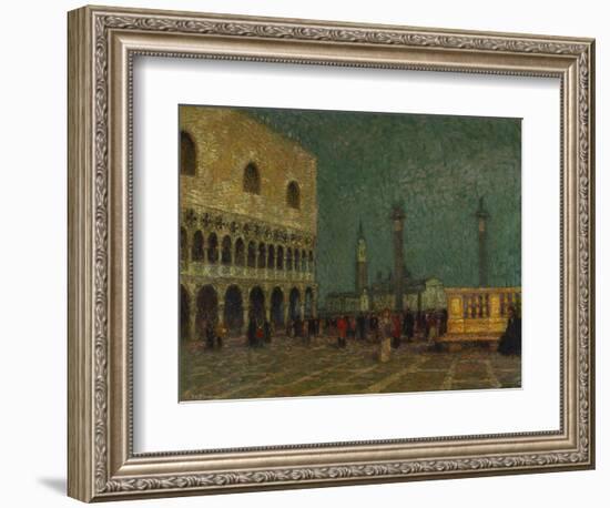 Venice, St. Mark's Square; Venise, La Place St. Marc-Henri Eugene Augustin Le Sidaner-Framed Giclee Print