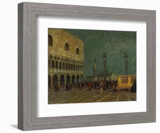 Venice, St. Mark's Square; Venise, La Place St. Marc-Henri Eugene Augustin Le Sidaner-Framed Giclee Print