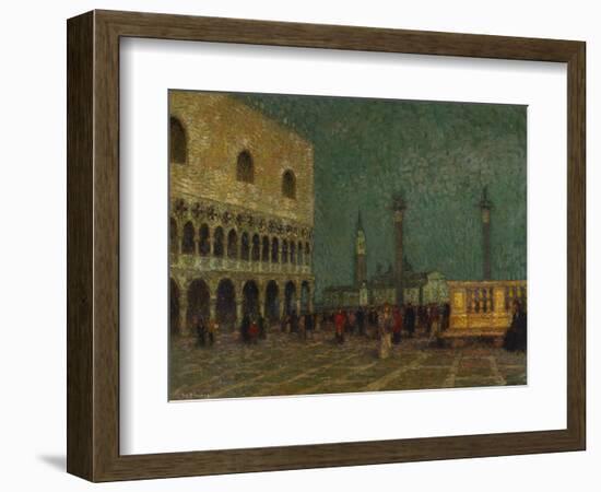 Venice, St. Mark's Square; Venise, La Place St. Marc-Henri Eugene Augustin Le Sidaner-Framed Giclee Print