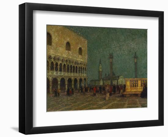 Venice, St. Mark's Square; Venise, La Place St. Marc-Henri Eugene Augustin Le Sidaner-Framed Giclee Print