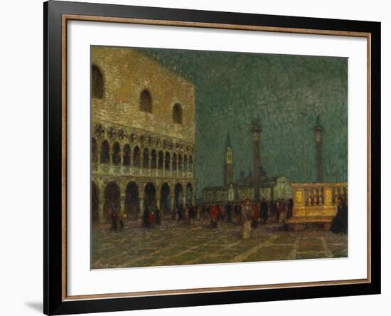 Venice, St. Mark's Square; Venise, La Place St. Marc-Henri Eugene Augustin Le Sidaner-Framed Giclee Print