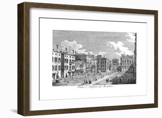 Venice: Stefano, 1735-Antonio Visentini-Framed Giclee Print