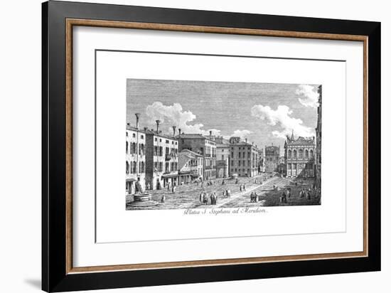 Venice: Stefano, 1735-Antonio Visentini-Framed Giclee Print