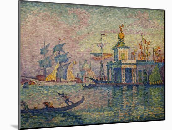 Venice- the Customs House; Venise- La Douane de Mer, 1908-Paul Signac-Mounted Giclee Print