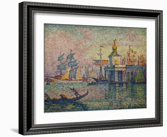 Venice- the Customs House; Venise- La Douane de Mer, 1908-Paul Signac-Framed Giclee Print