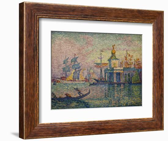 Venice- the Customs House; Venise- La Douane de Mer, 1908-Paul Signac-Framed Giclee Print