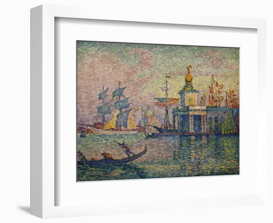 Venice- the Customs House; Venise- La Douane de Mer, 1908-Paul Signac-Framed Giclee Print