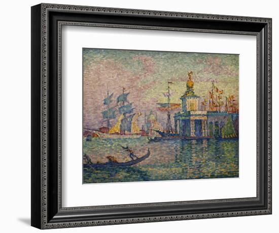 Venice- the Customs House; Venise- La Douane de Mer, 1908-Paul Signac-Framed Giclee Print