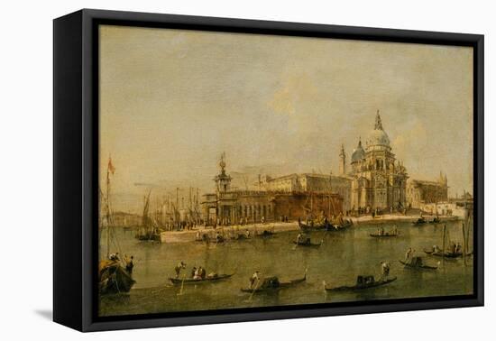 Venice: The Dogana and Santa Maria della Salute-Francesco Guardi-Framed Premier Image Canvas