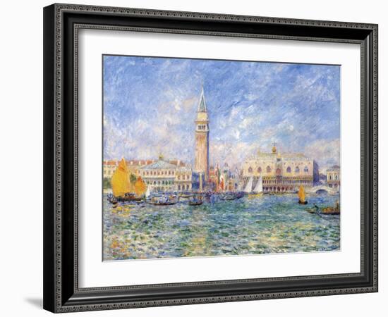 Venice, (The Doge's Palace), 1881-Pierre-Auguste Renoir-Framed Premium Giclee Print