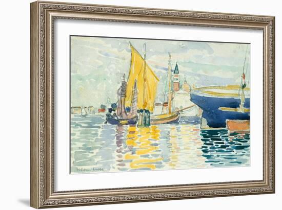 Venice-The Giudecca, 1903-Henri-Edmond Cross-Framed Giclee Print