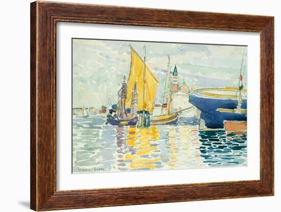 Venice-The Giudecca, 1903-Henri-Edmond Cross-Framed Giclee Print