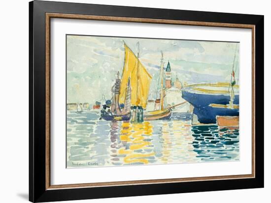 Venice-The Giudecca, 1903-Henri-Edmond Cross-Framed Giclee Print