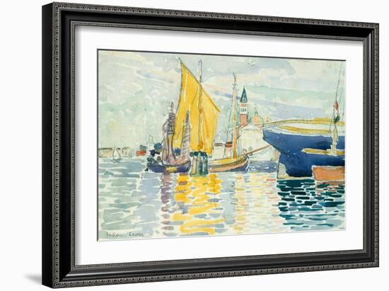 Venice-The Giudecca, 1903-Henri-Edmond Cross-Framed Giclee Print