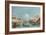 Venice: The Grand Canal facing Santa Croce. Perhaps 1740s-Bernardo Bellotto-Framed Giclee Print