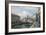 Venice, the Grand Canal, the Rialto Bridge from the South-Canaletto-Framed Giclee Print