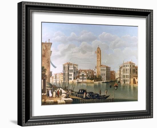 Venice, the Grand Canal-William James-Framed Art Print